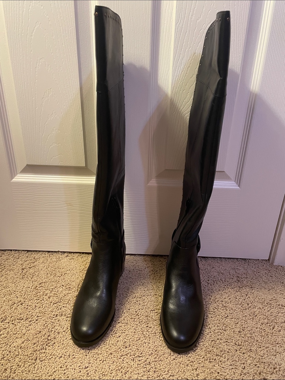Gibson Latimer Tall Black Over-the-Knee Riding Boots
